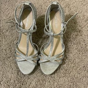 Gianni Bini Rhinestone strapped heels- size 9.5